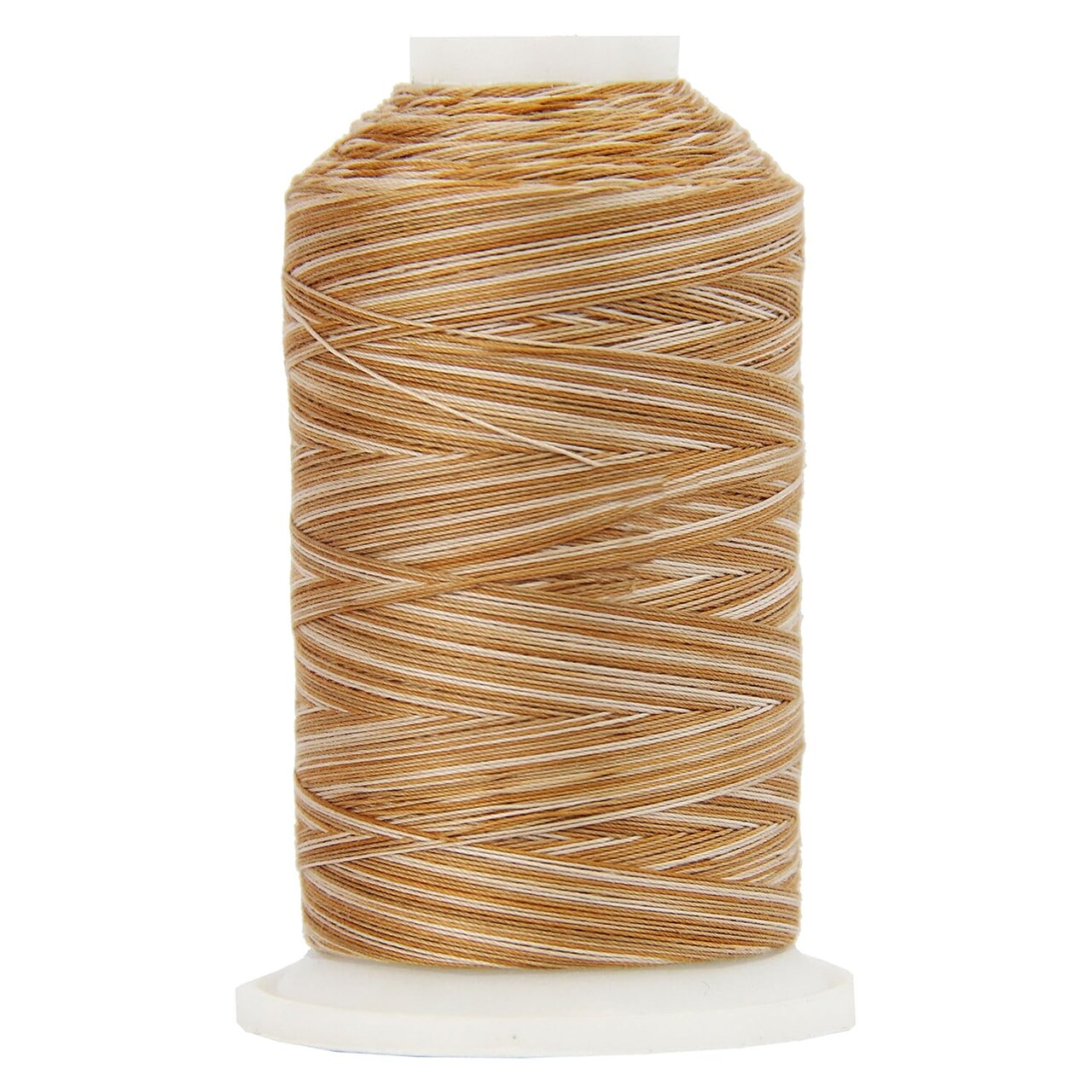 Threadart Multicolor 100% Cotton Thread | Variegated Colors for Quilting, Sewing, and Embroidery | 40/3wt - 600M (660 Yards) Cones | Long Staple Low Lint | 22 Colors